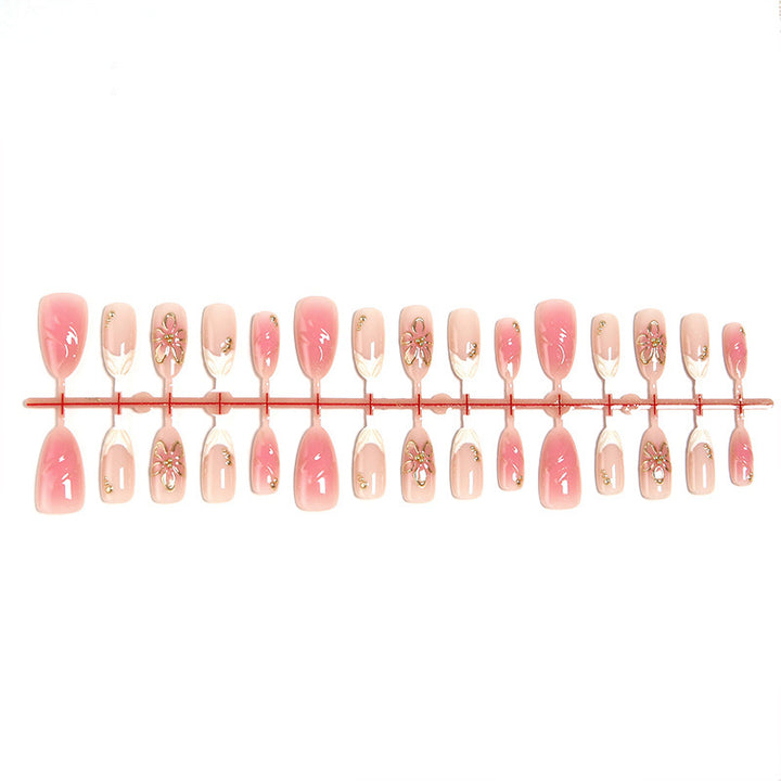 Floral Design Press-On Nail Set Stornfield