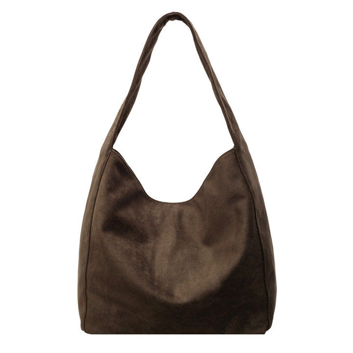 Soft Suede Hobo Tote Bag