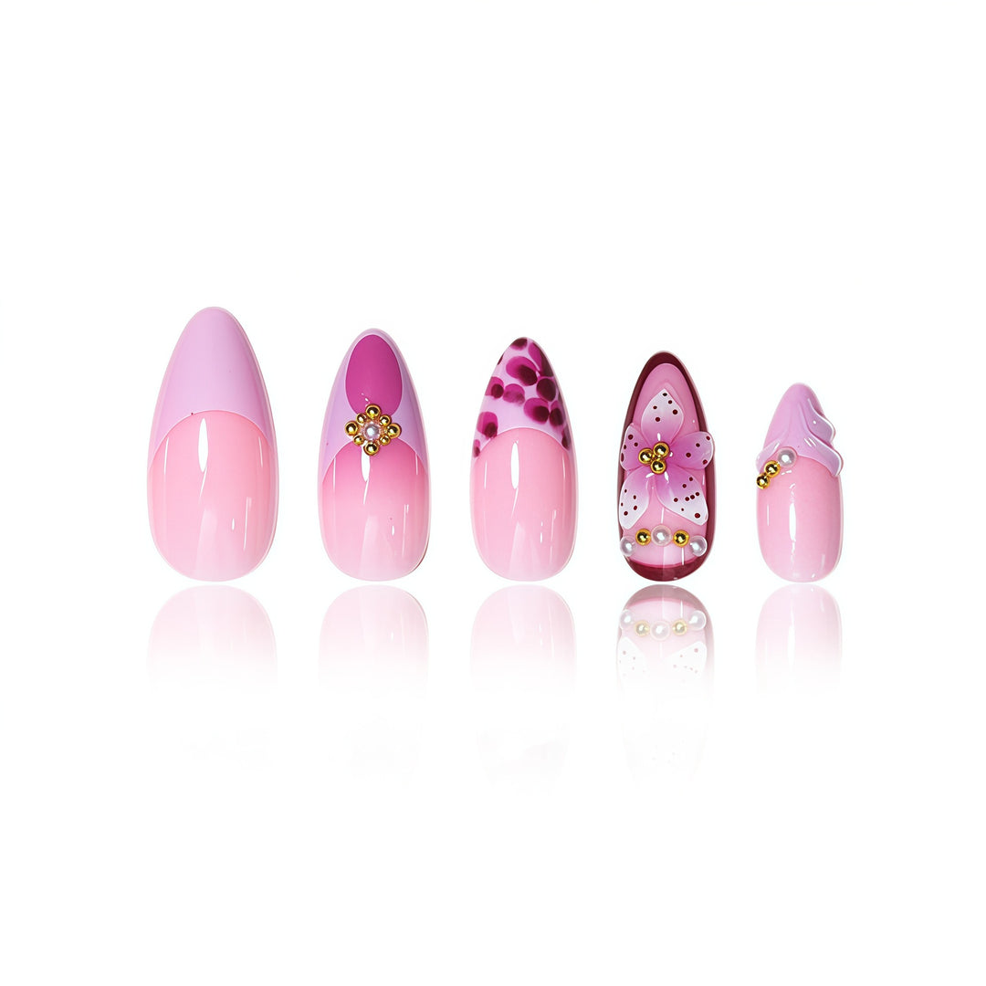 Premium Floral Nail Art Extensions Stornfield