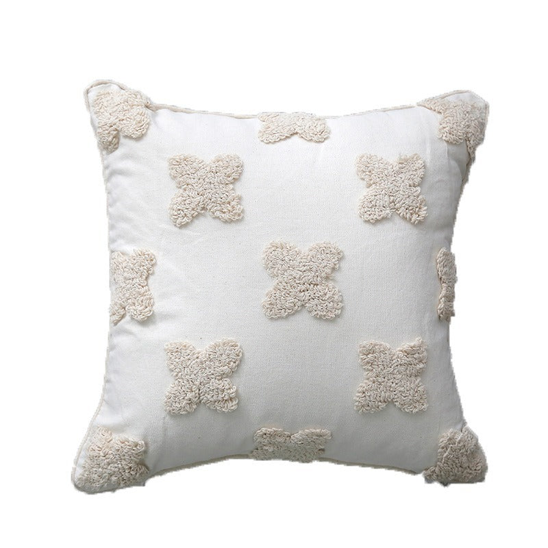 Women’s cushion cover with artistic fringe pattern Stornfield