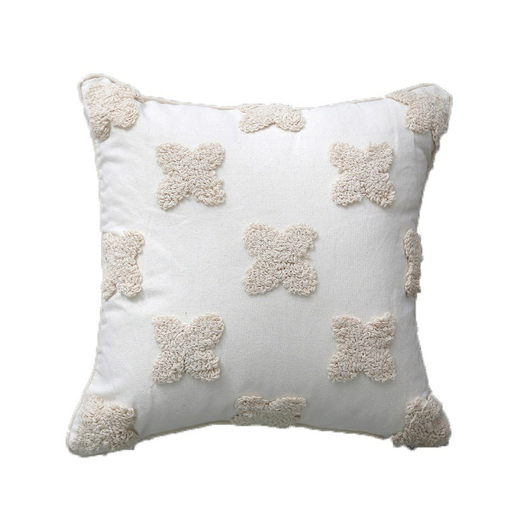 Women’s cushion cover with artistic fringe pattern Stornfield
