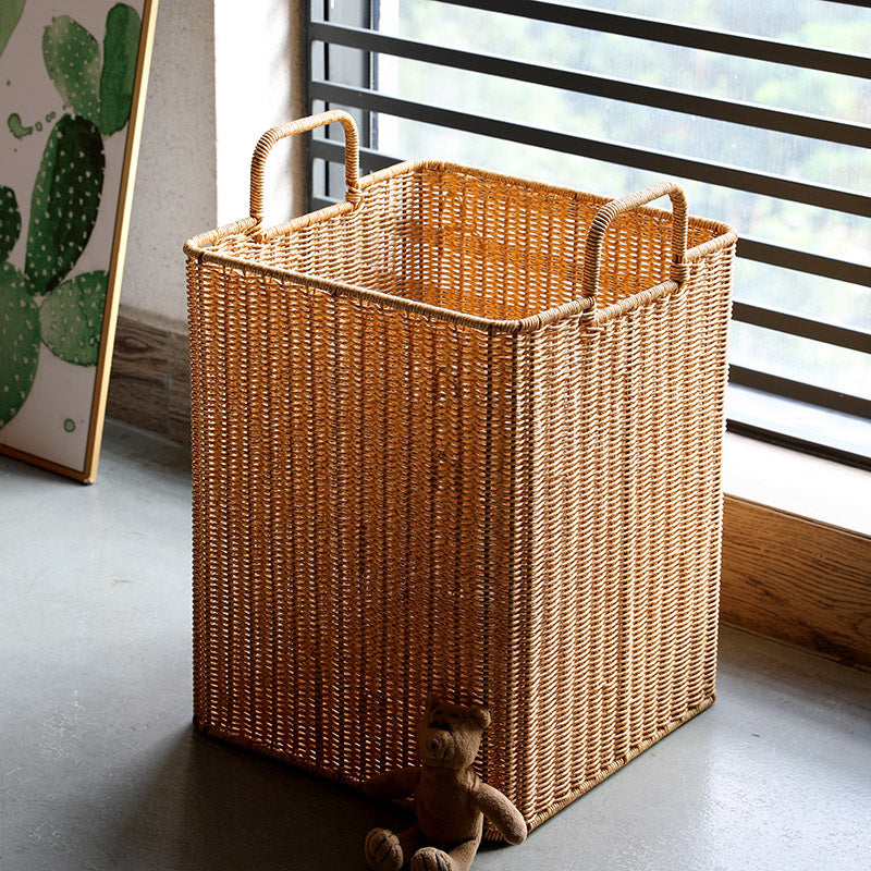 Handwoven Storage Bin with Sturdy Handles Stornfield
