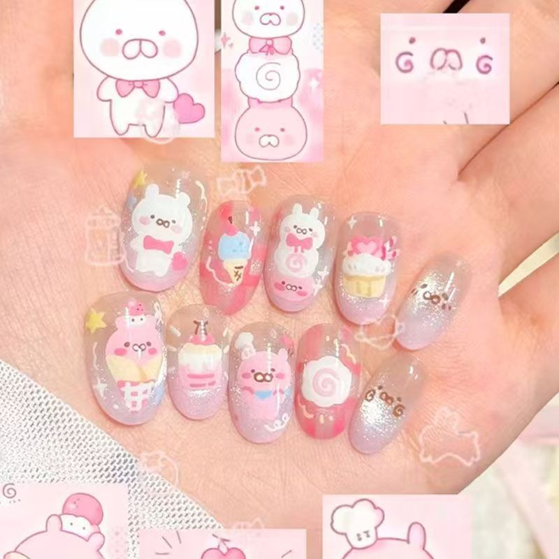 Artistic Press-On Nail Wraps Stornfield