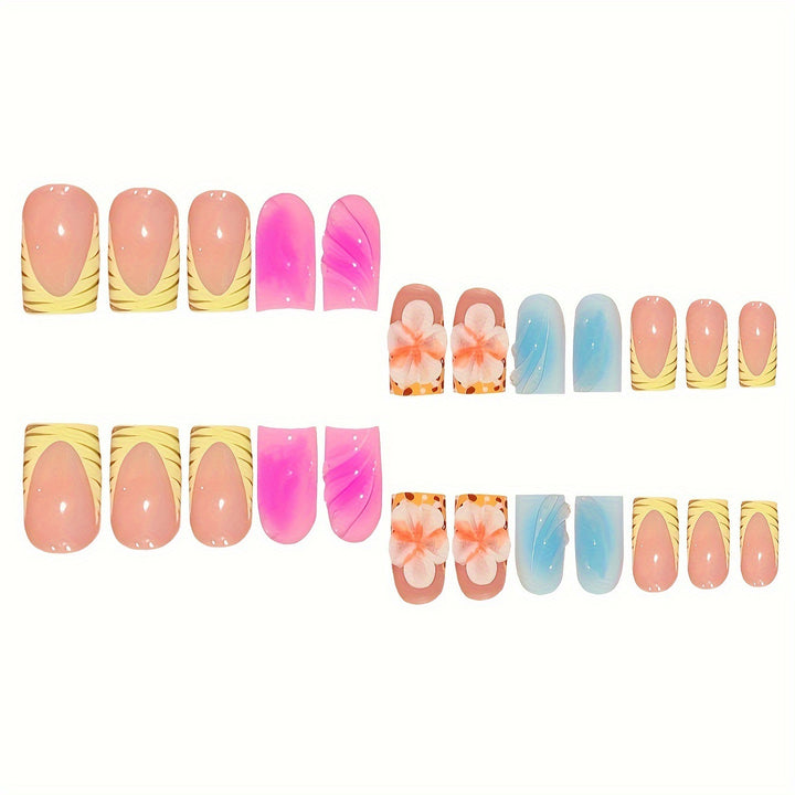 Floral Art Press-On Nails Stornfield