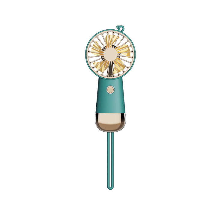 Ladies portable hand fan with USB charging function and ergonomic handle Stornfield