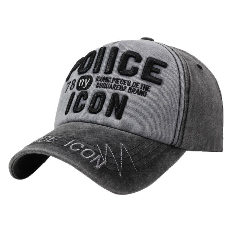 Men's Vintage-Inspired Embroidered Baseball Cap Stornfield