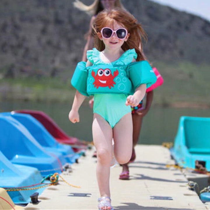Women's Inflatable Swim Aid with Colorful Flamingo Design Stornfield