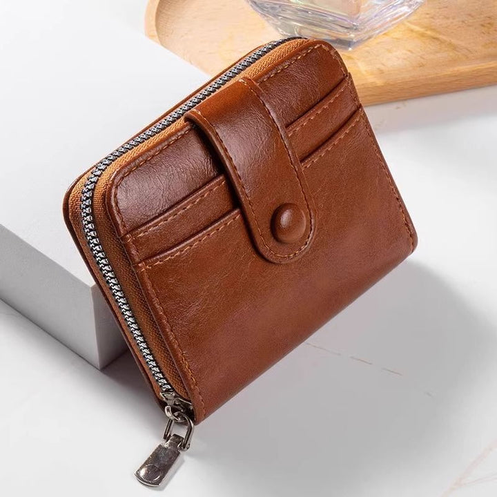 Compact Zippered Card Wallet Stornfield