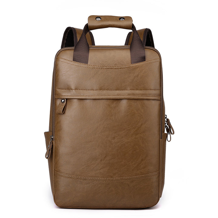 Professional Leather Laptop Backpack Stornfield