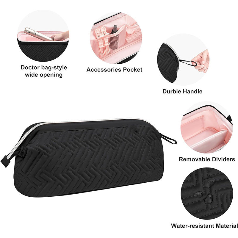 Cosmetic Organizer Bag with Removable Compartment System Stornfield