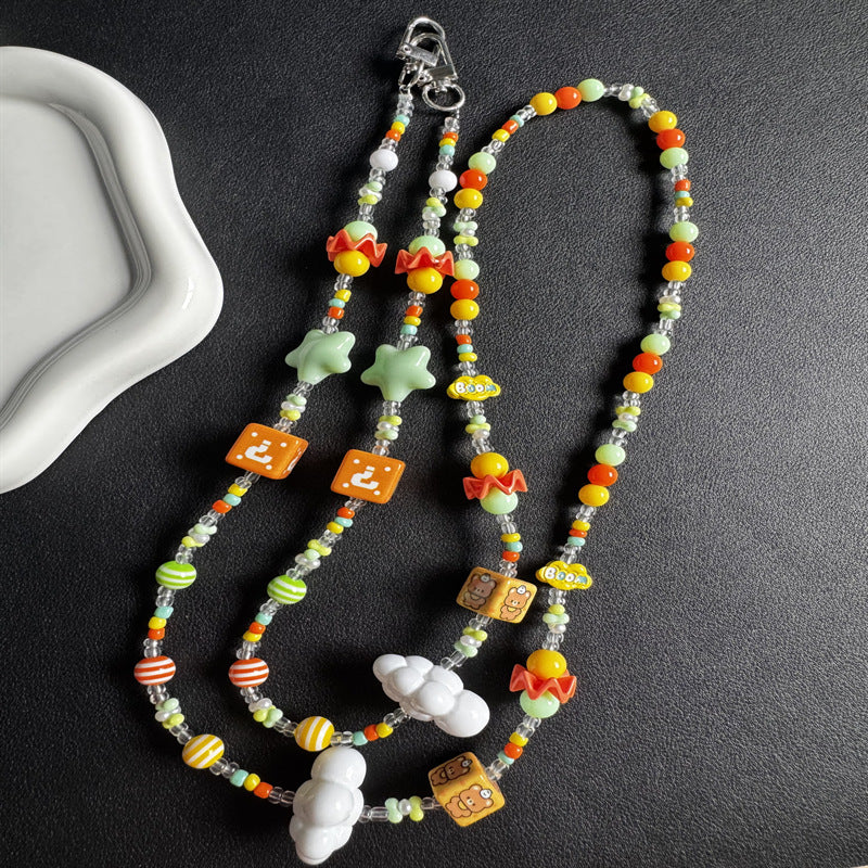Playful Themed Beaded Eyewear Necklace Stornfield