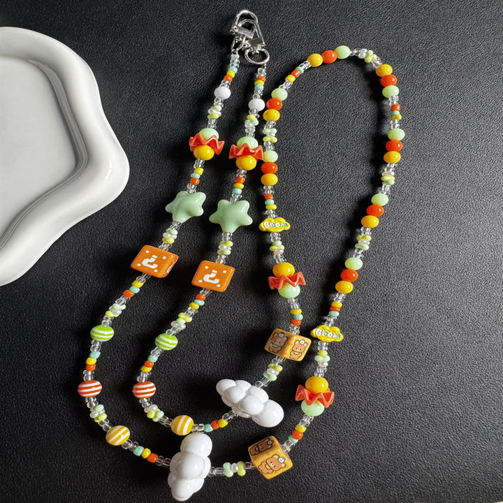 Playful Themed Beaded Eyewear Necklace Stornfield