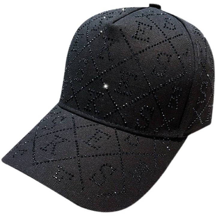 Women's Rhinestone-Embellished Adjustable Baseball Cap Stornfield