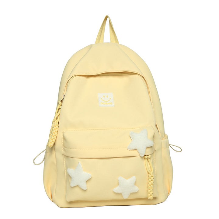 Adorable Star-Accent School Backpack Stornfield