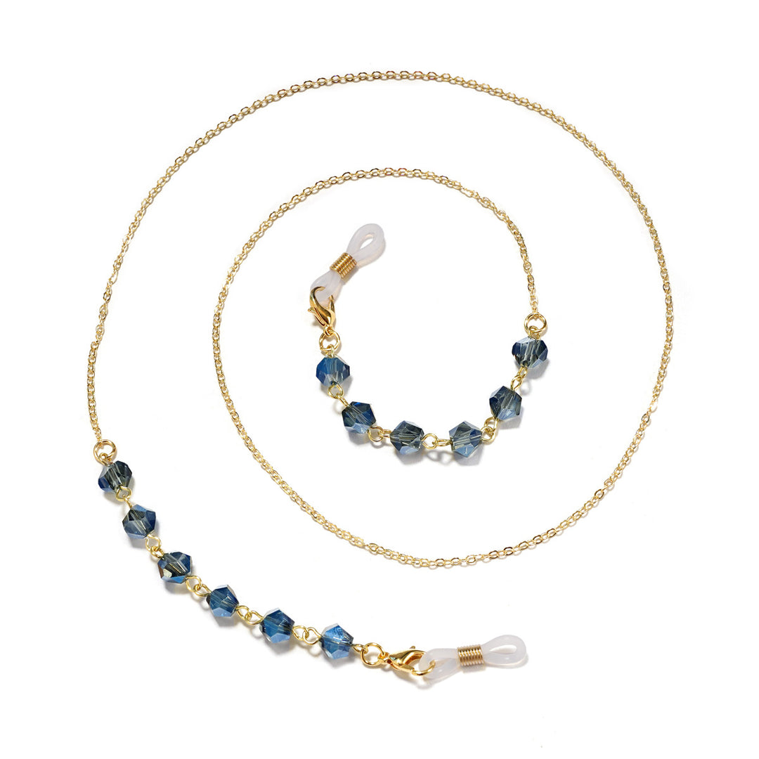 Elegant Crystal Beaded Glasses Chain Stornfield