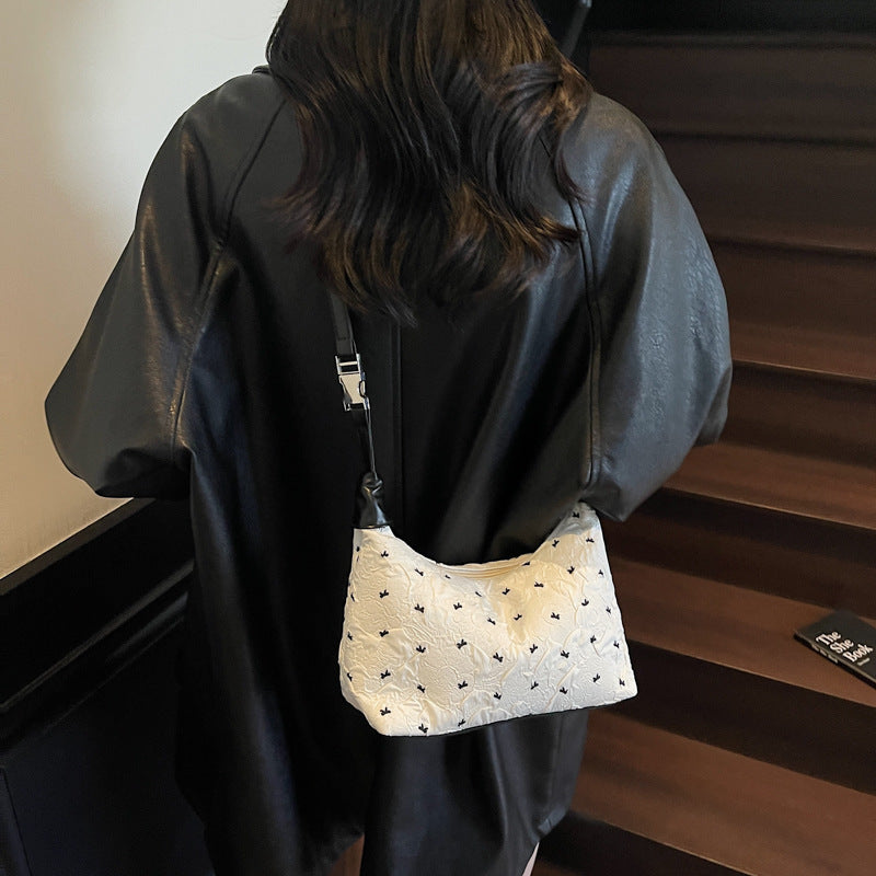 Quilted Floral Shoulder Handbag Stornfield