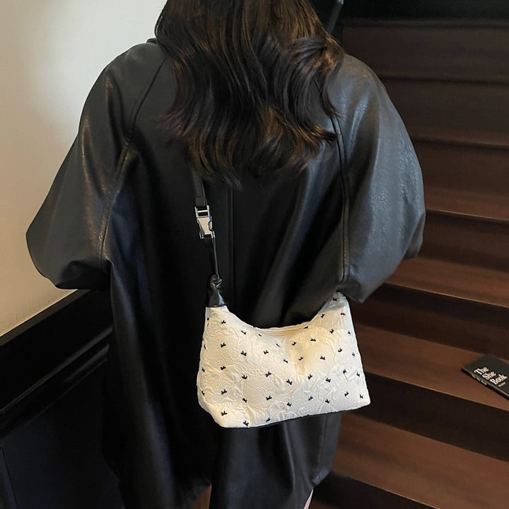 Quilted Floral Shoulder Handbag Stornfield
