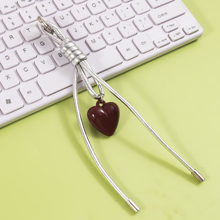 Heart-Shaped Charm Keychain Stornfield