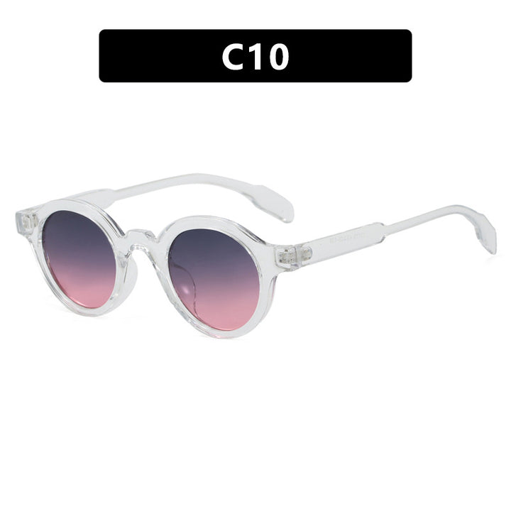 Women's fashionable round sunglasses with high-quality, flexible frame Stornfield