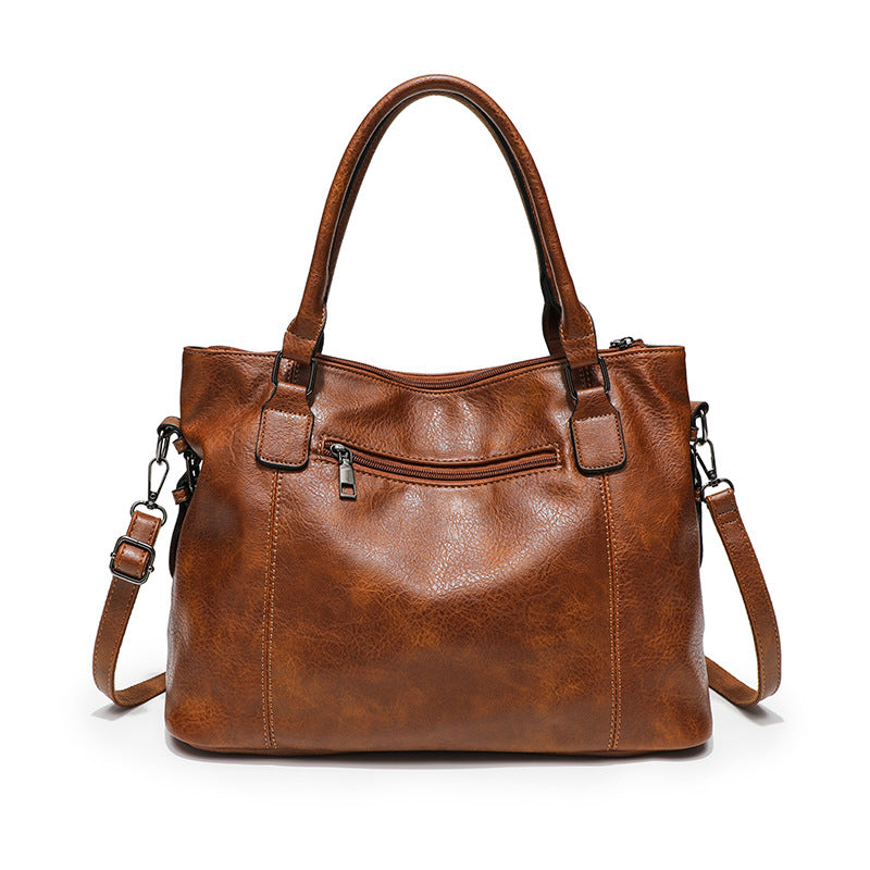 Stylish Faux Leather Handbag