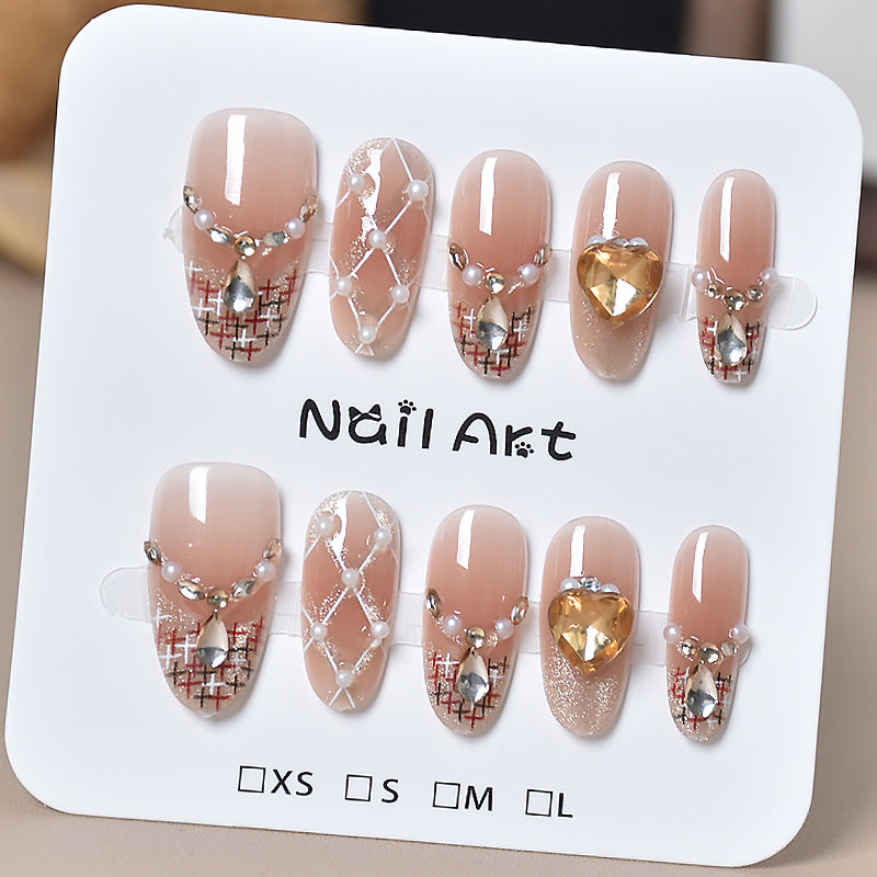 Artistic Decorative Press-On Nail Set Stornfield
