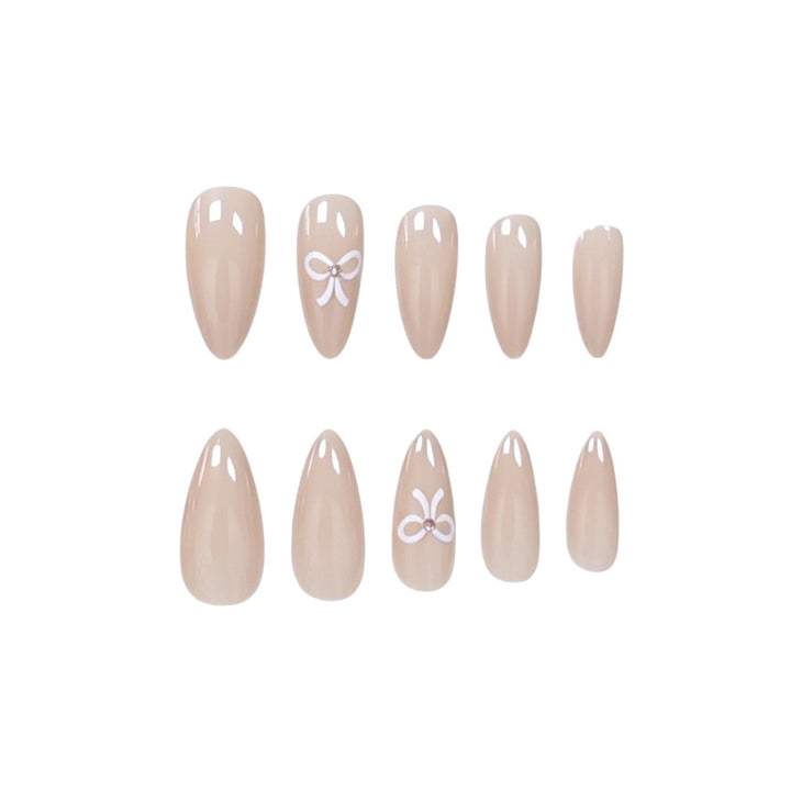 Elegant Pointed Press-On Nail Enhancements Stornfield