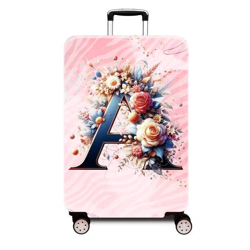 Ladies hard shell suitcase with luxurious floral design Stornfield