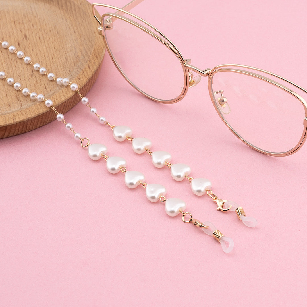 Decorative Heart-Shaped Eyewear Chain Stornfield