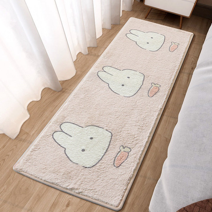 Soft Plush Bunny Themed Area Rug