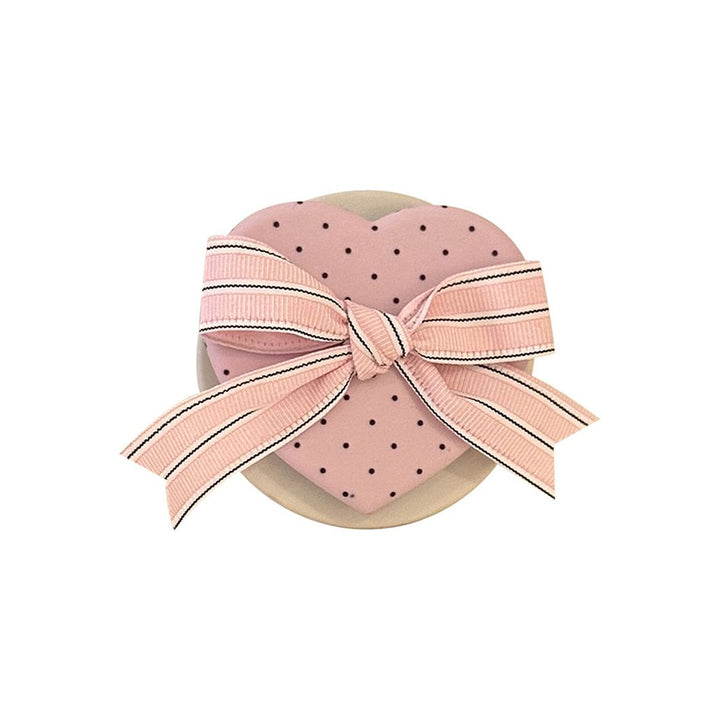 Heart-shaped cosmetic box with bow motif Stornfield