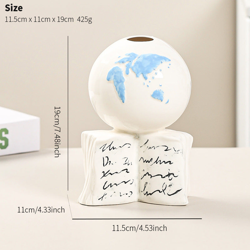 Elegant Ceramic Globe Bank Stornfield