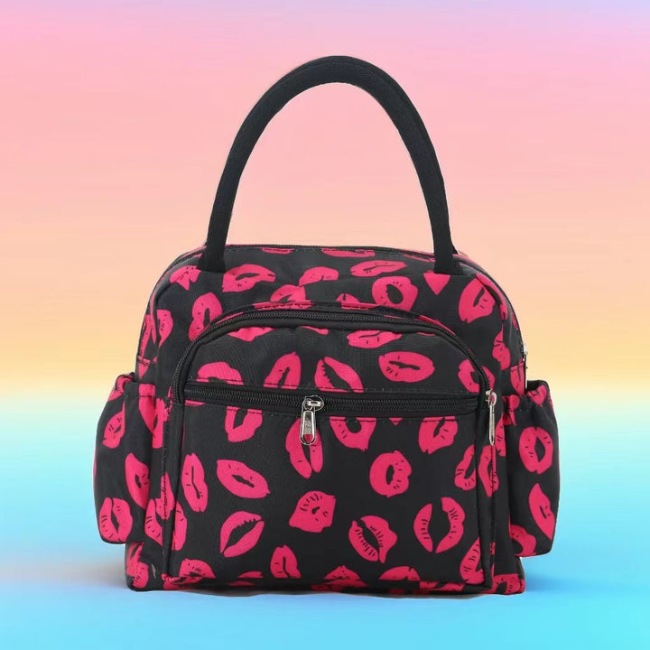 Cat Print Insulated Lunch Bag Stornfield
