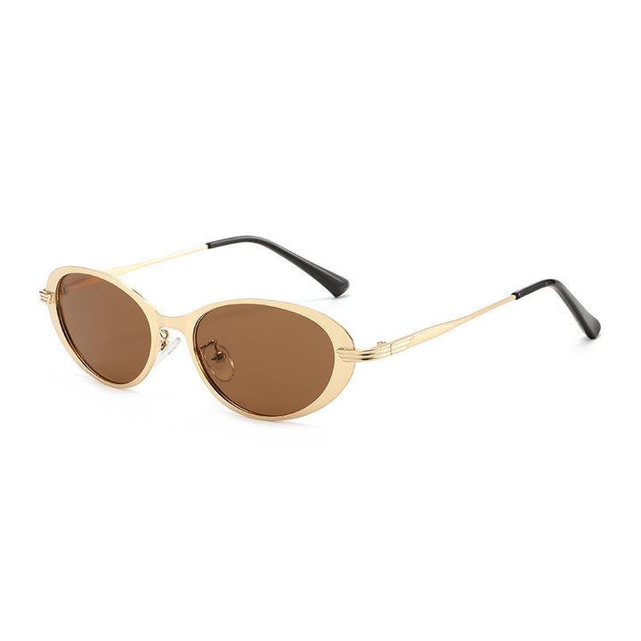 Contemporary Oval Frame Sunglasses Stornfield