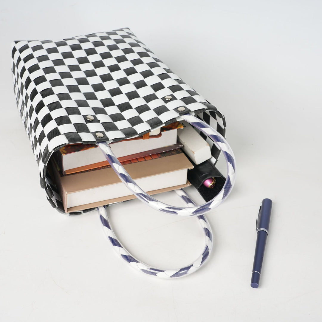 Classic Square Pattern Shopping Bag Stornfield