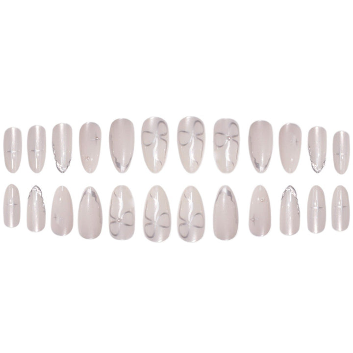 Elegant Stiletto Press-On Nail Art with Glossy Finish Stornfield