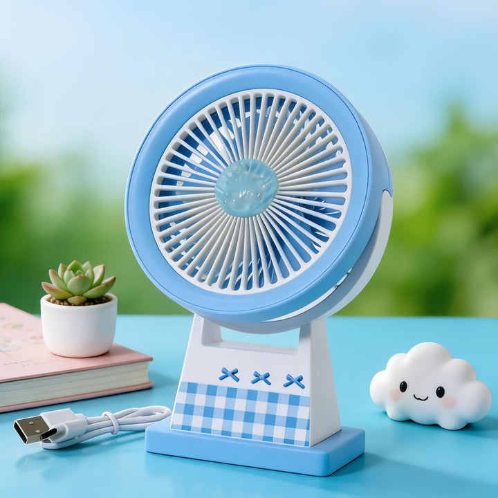 Ladies Funny Table Fan in Creative Animal Design Stornfield