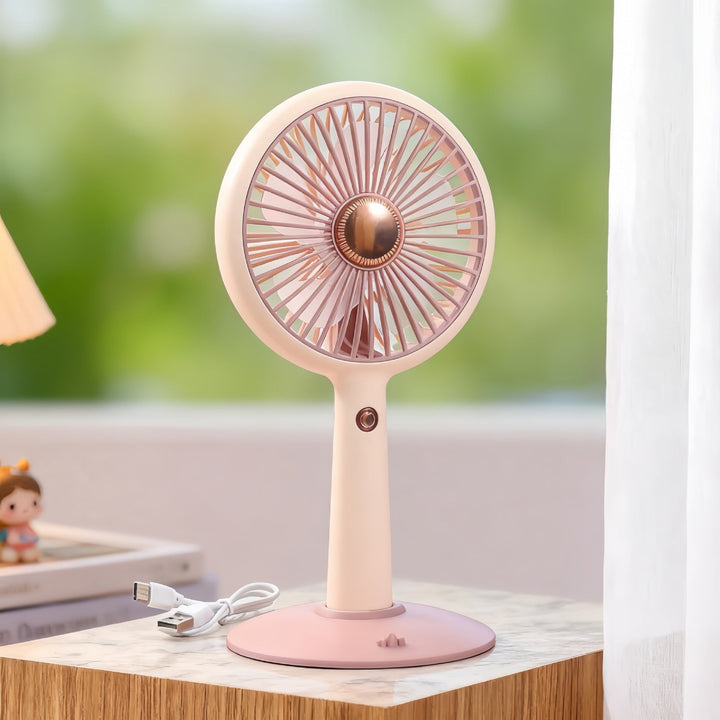 Women's Portable Table Fan with Adjustable Tilt Angle Stornfield