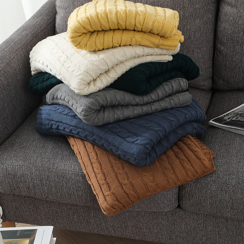 Home Cozy Knitted Throw