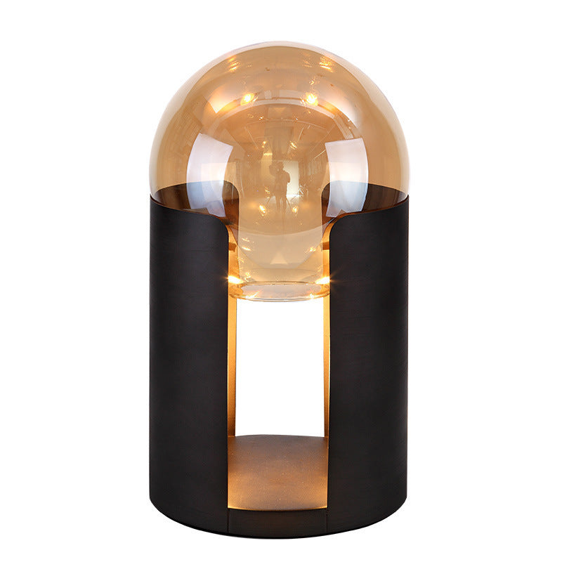 Artistic Glass Table Lamp with Modern Design