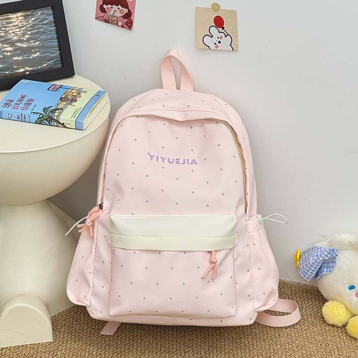 Casual Polka Dot Backpack Stornfield