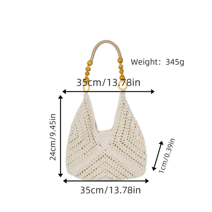 Handbag with Bohemian crochet look Stornfield