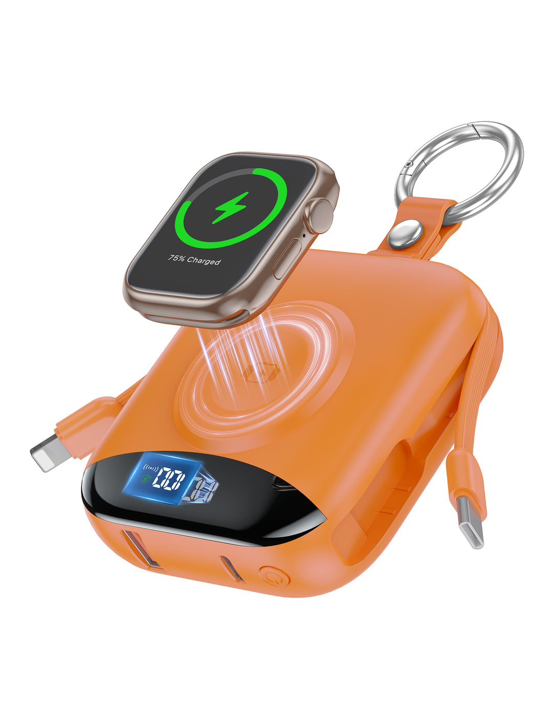 Portable Wireless Power Bank with Integrated LED Display Stornfield