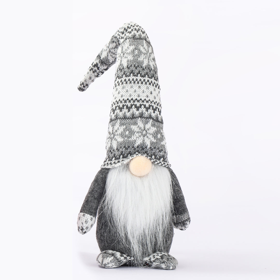 Decorative Christmas gnome with knitted hat Stornfield