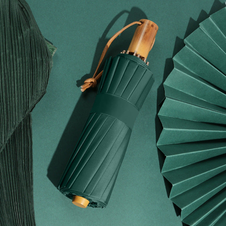 Women's Automatic Folding Umbrella with Ergonomic Handle and Wind-Resistant Technology Stornfield
