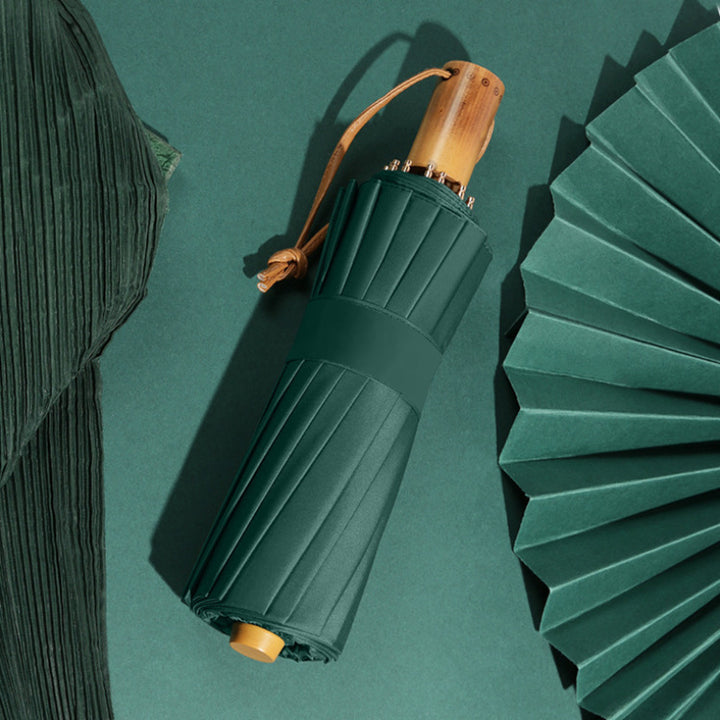 Women's Automatic Folding Umbrella with Ergonomic Handle and Wind-Resistant Technology Stornfield