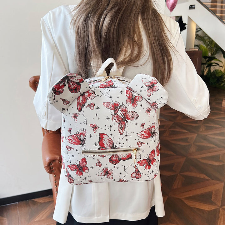 Cute Butterfly Print Mini Backpack Stornfield