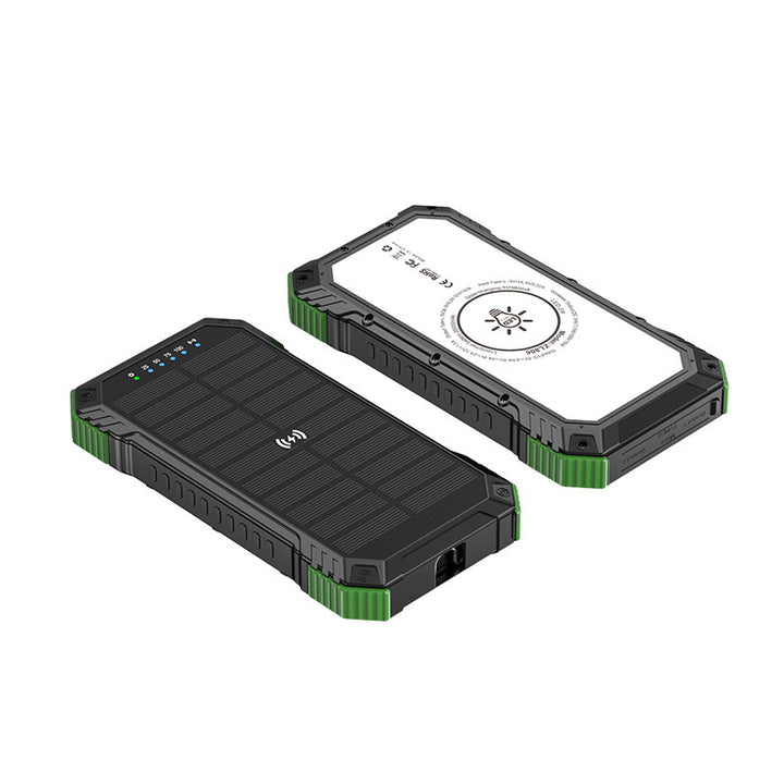 Robust Solar Powerbank with Wireless Charging Technology Stornfield