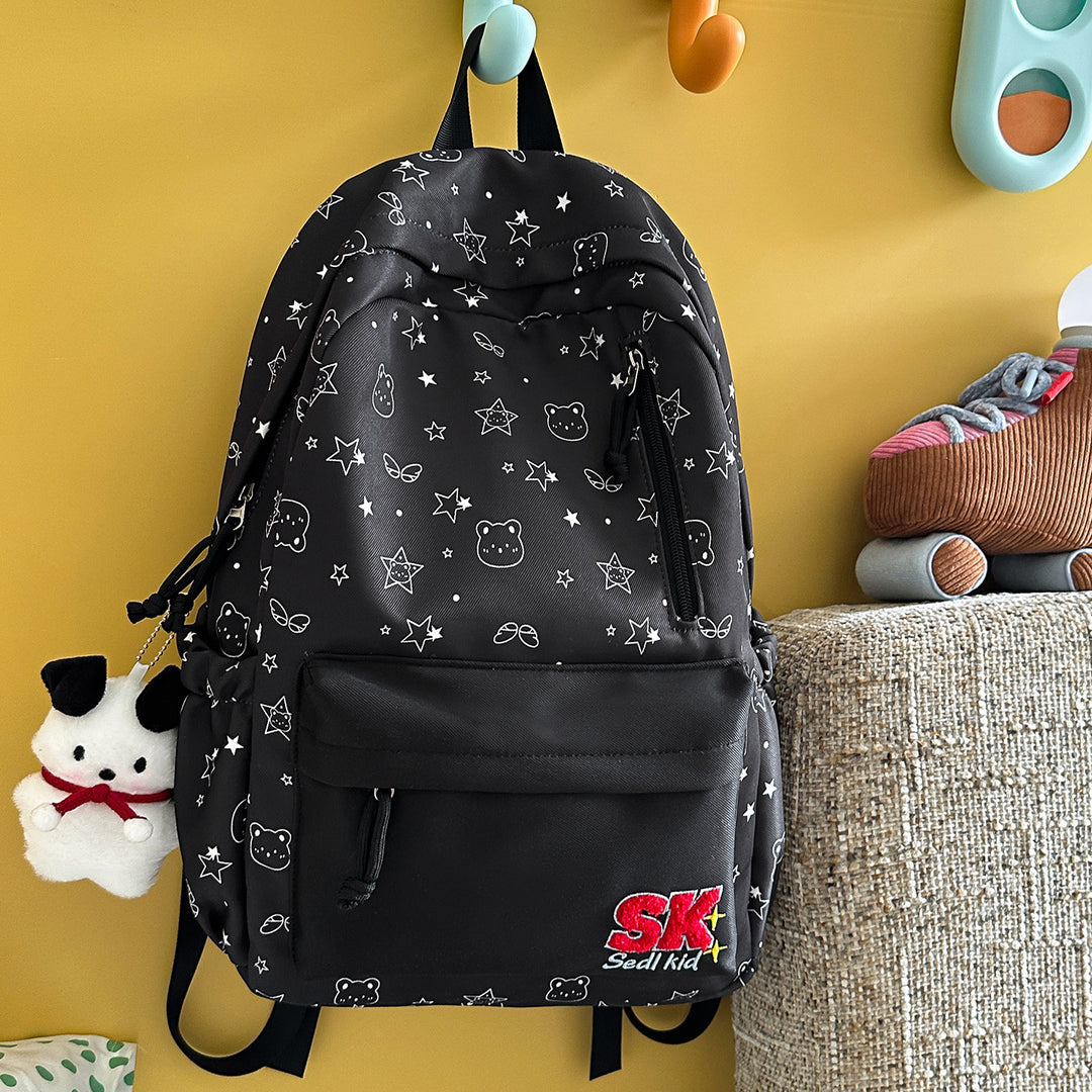 Illustrated Character-Themed Backpack Stornfield