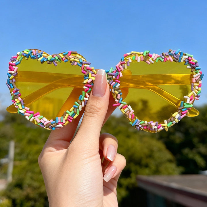 Fun and Colorful Heart-Shaped Sunglasses Stornfield