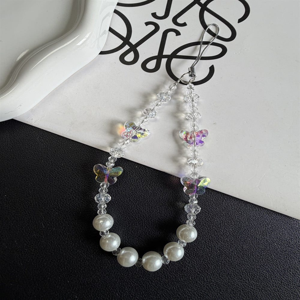 Decorative Butterfly Beaded Eyewear Chain Stornfield